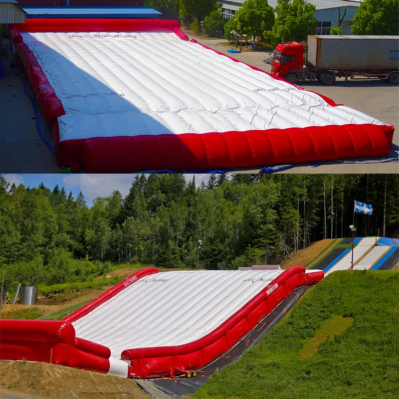 Sport mountain bike inflatable Stunt Jump skiing big giant airbag stunt air inflatable jump bag, inflatable Landing Airbag