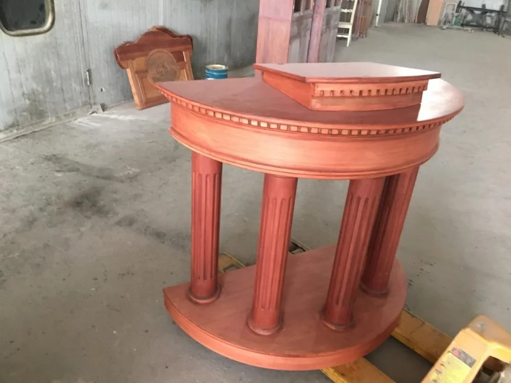 CP-035,Manufactory Solid Oak Wood Church Pulpit Which Can Be OEM or ODM Making Church Pulpit Church Furniture