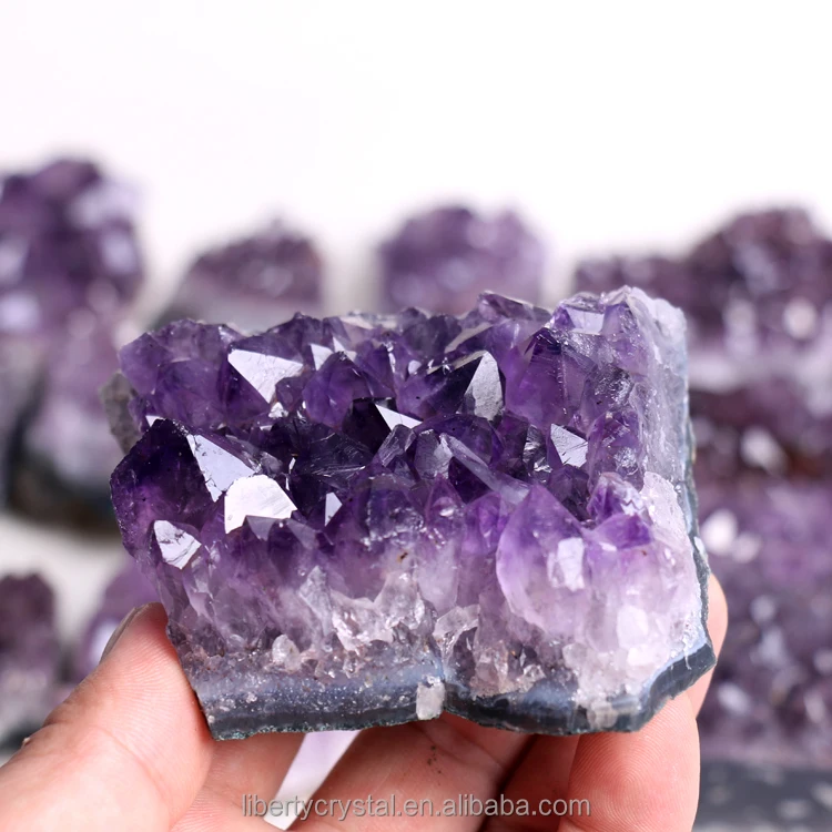 Wholesale Natural Amethyst Geode Crystal Quartz Amethyst Cluster Specimen for sale