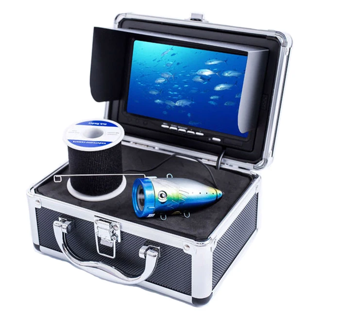15m Cable 1000TVL HD Waterproof 7 inch Monitor HD Underwater Video Fish Finder Camera Used For Ice Sea River Fishing
