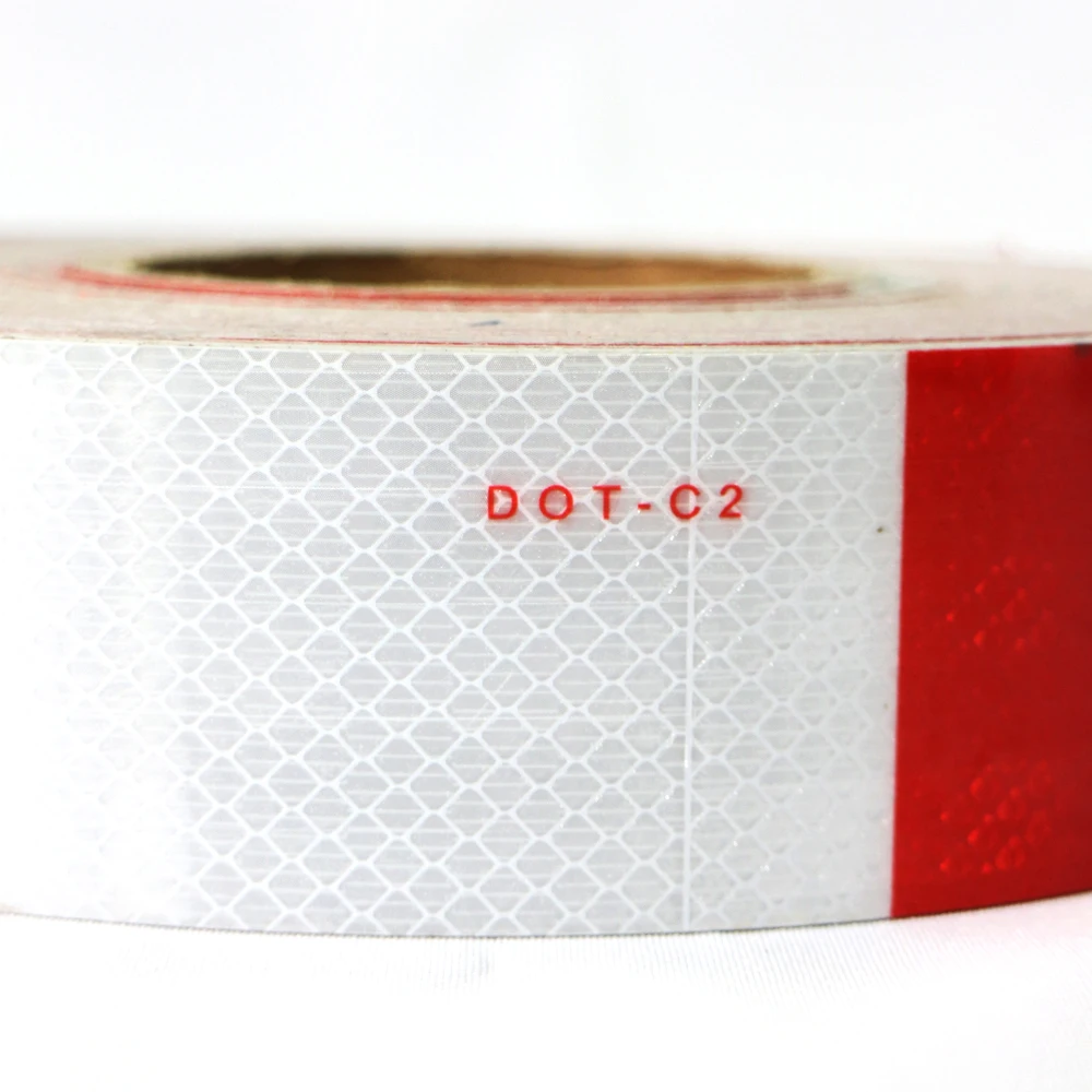 China factory dot c2 magnetic reflective tape for vehicles 1.7 red cm car
