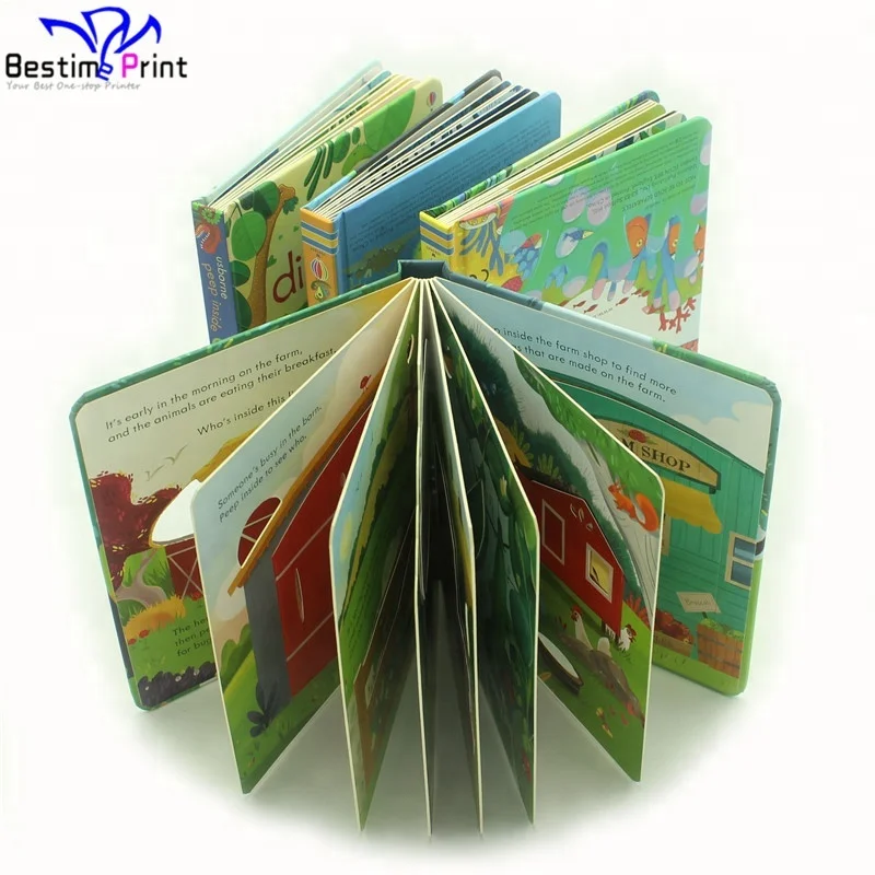 Полноцветная симпатичная книжка CMYK с откидной крышкой