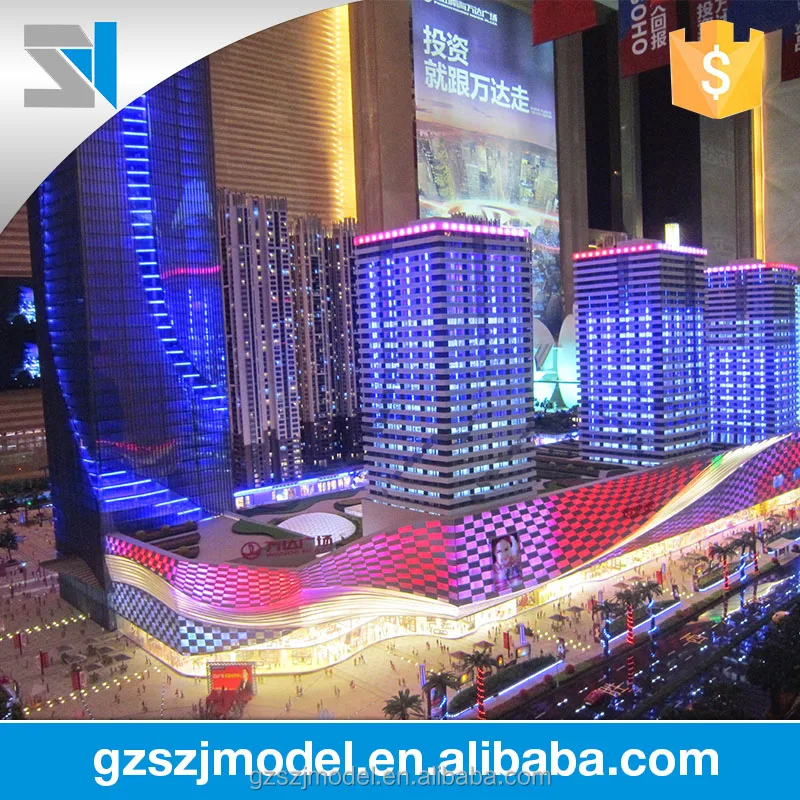 Новое поступление архитектурных моделей, настраиваемые ручной миниатюрный масштаб модели