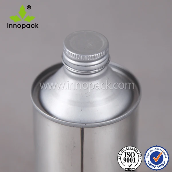 250ml/500ml/1L empty aerosol can metal oil can silver round empty metal cans