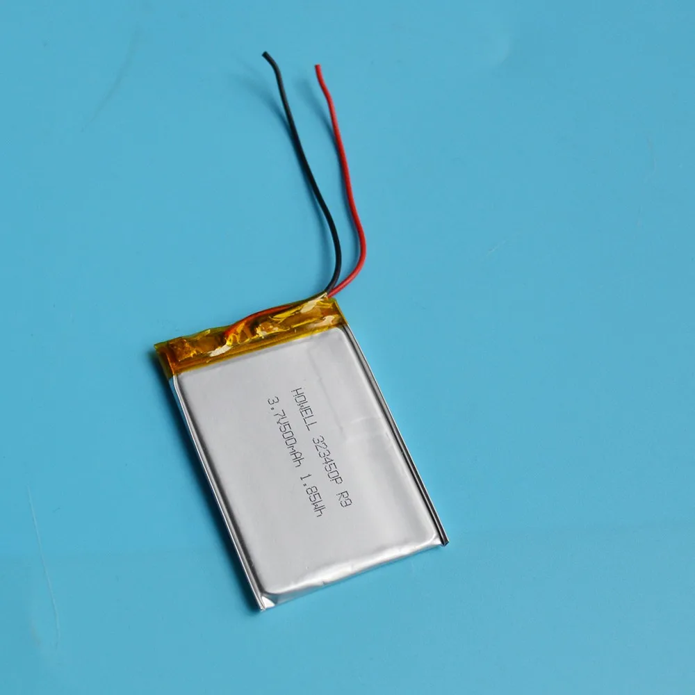 Customized 3.7V 500mAh 1.85wh Lipo Battery 503535 701855 502540
