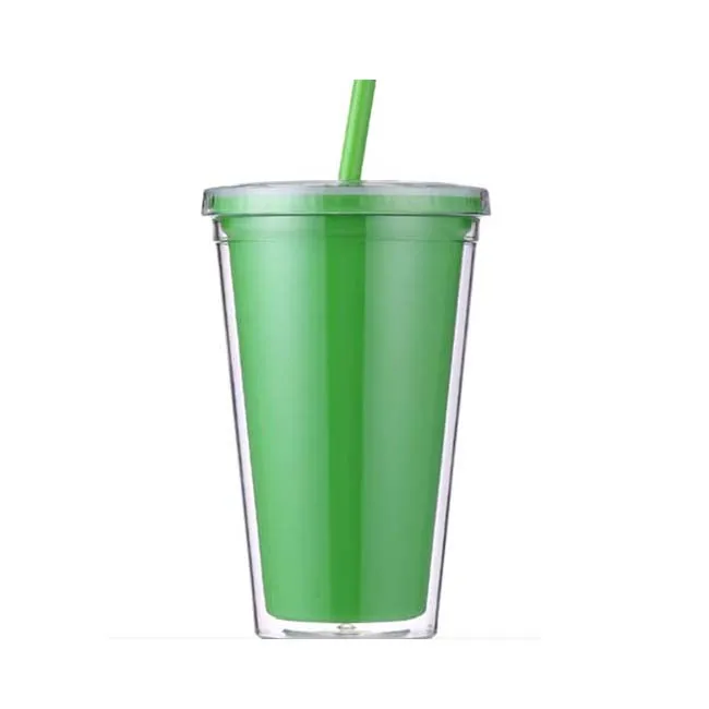 
New cup double wall plastic mug insulated acrylic tumbler with logo printed 