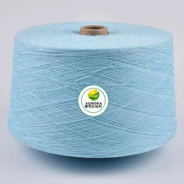 Competitive price 30/1 open end cotton blended regenerated yarn for knitting melange yarn
