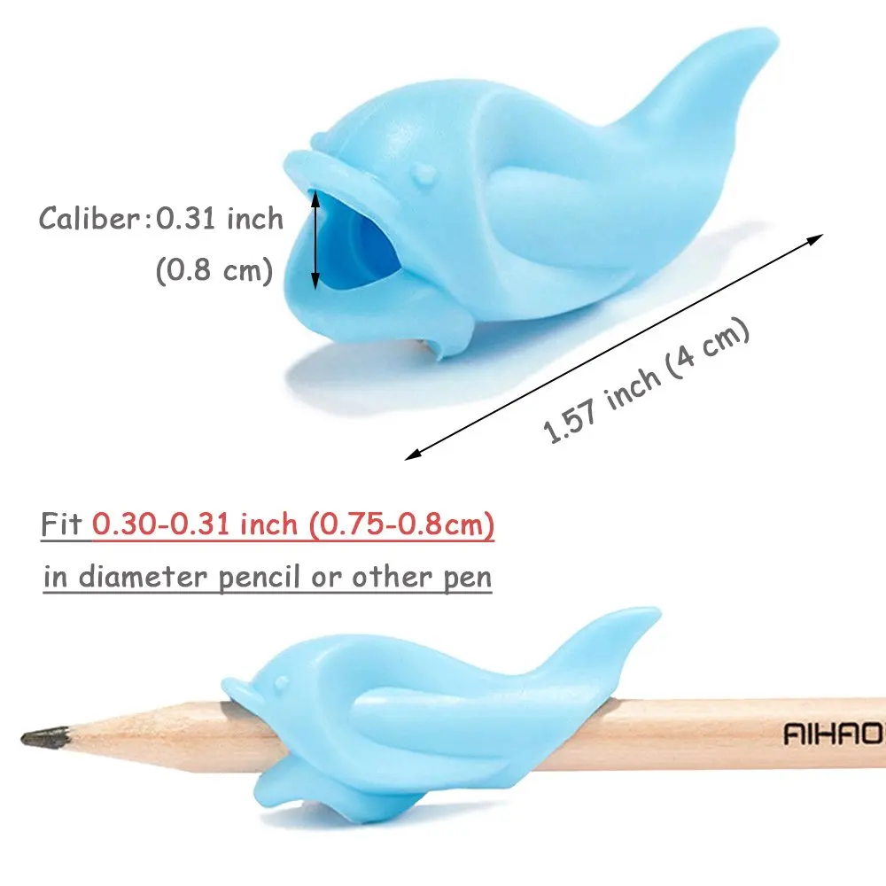 
Pencil Grips,Ergonomic Training Children Pencil Holder Pen Writing Aid Grip Posture Correction Tool for Kids 