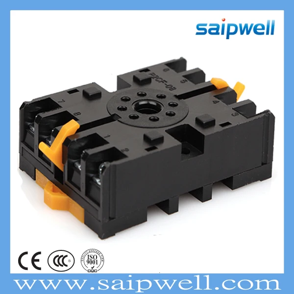 Saipwell 10f- 2z- c6( p2cf- 08) 2014 новый тип электрических 8 штифт реле пластиковые гнездо