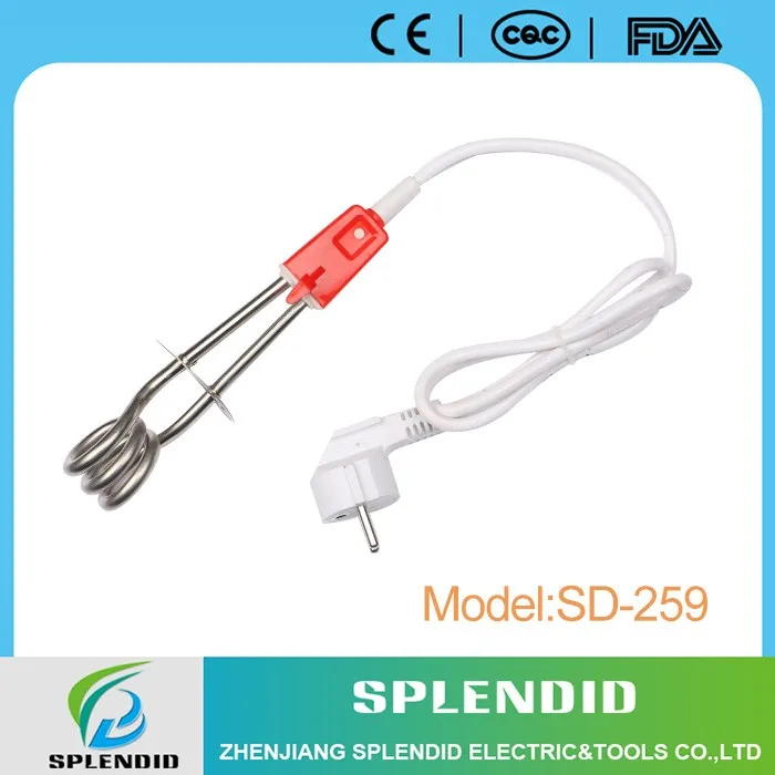 
China supplier 700W portable electric water heater with fuse 