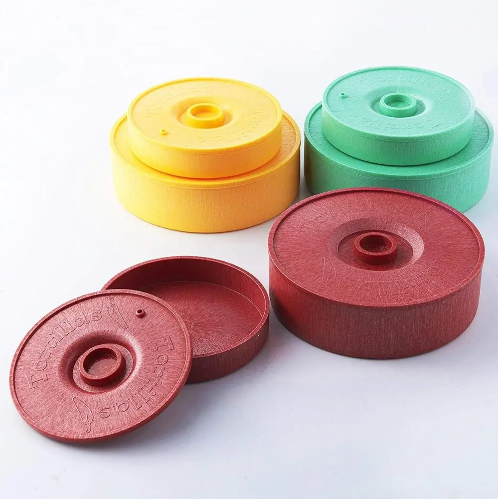 
Tortilla Warmer - Tortilla server -Pancake Keeper One large & One small combination - Food Container Keeping Tortillas,Pancake 