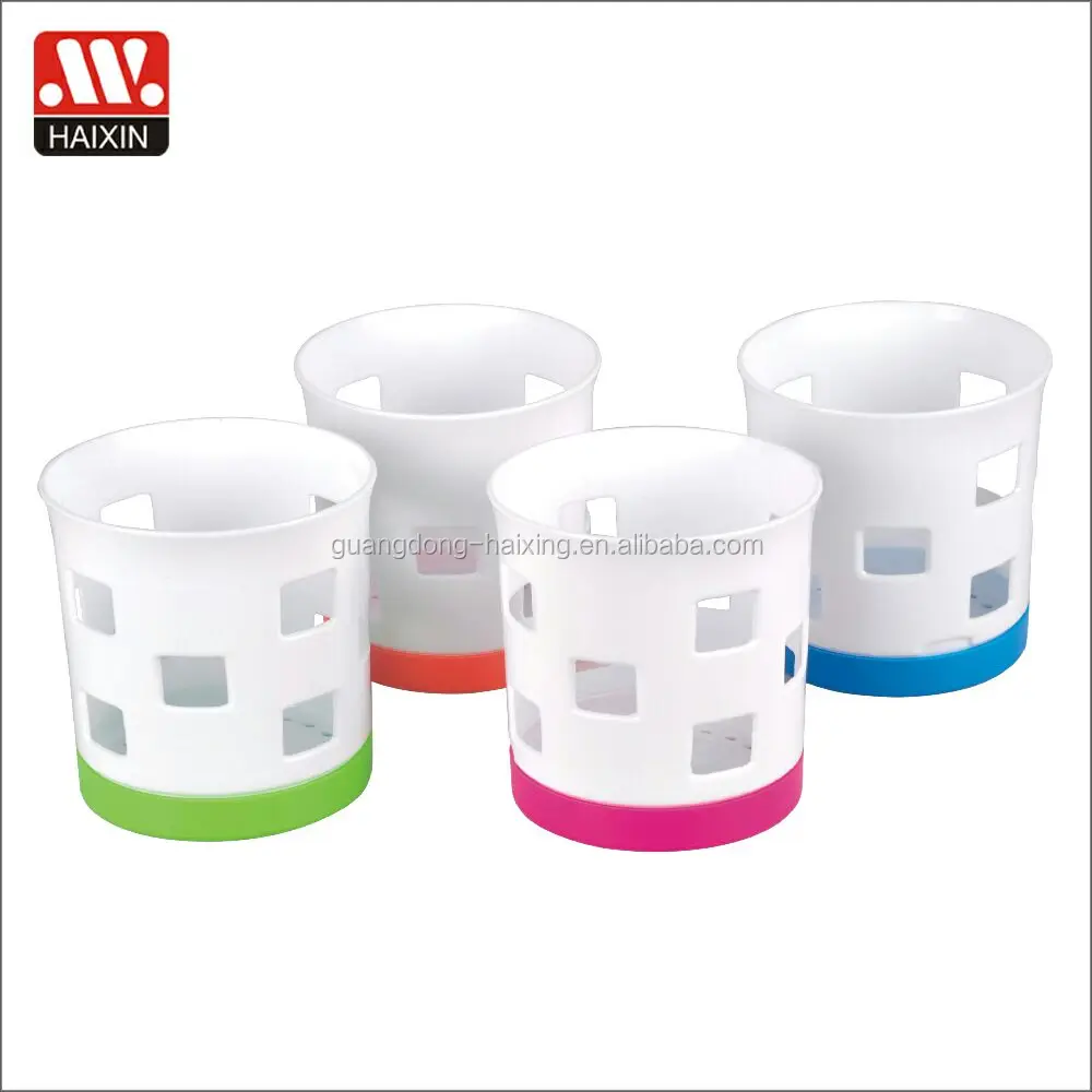 Multifunctional plastic pen and pencil holders kitchenware/restaurant cutlery and utensils holder