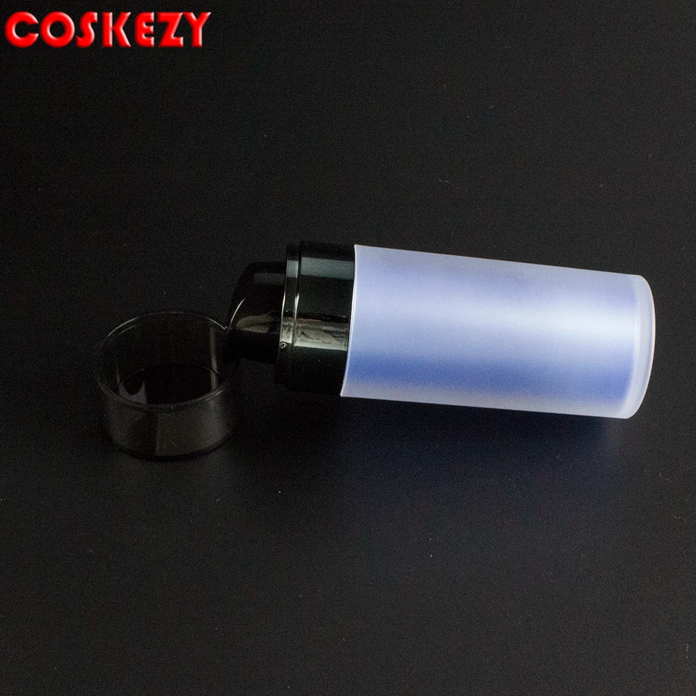 Factory Price Serum Airless Pump Frosted Light Blue Plastic Airless Bottle Empty Lotion Airless Dispenser 50ml