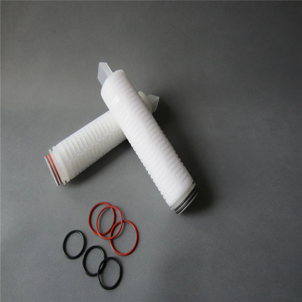 Industry hydrophobic PTFE 0.22um air sterile pleated filter cartridge