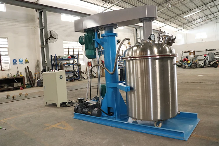 High speed vacuum dispersing machine and mixing equipment with cooling&heating system