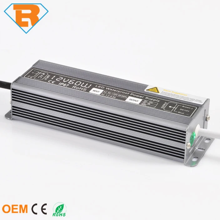 60W 20W 30W 40W 50W 80W 100W 150W 200W 250W 300W DC12V Waterproof Driver LED Power Supply