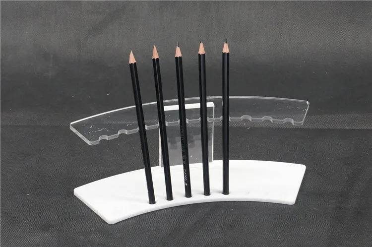 
Custom Pencil Display Rack Stand Holder . Interactive Pop Acrylic Ball Plastic Pen Case 