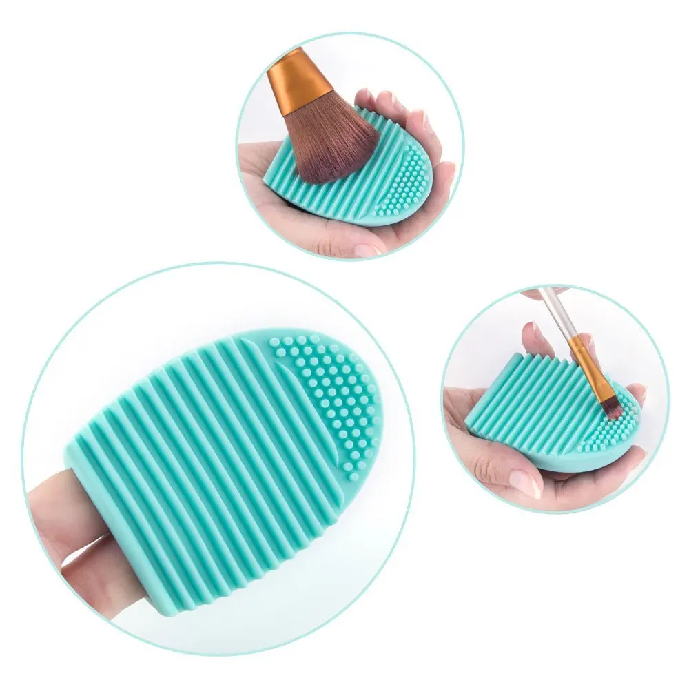 DailyQueen Wholesale Silicon Cosmetic Tool Egg Shape Makeup Brushes Washing Cleaner