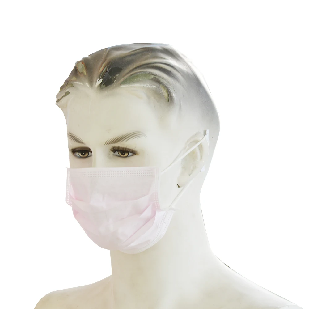DM005 3-Ply Flat Style Disposable Non woven Adult Mask Breathable Protective Face Cover Face Masks