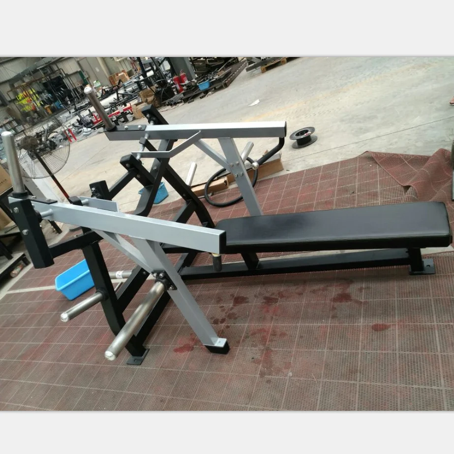 Dezhou Factory Club Gym Fitness Equipment Plate Press EM902 Iso-Lateral Horizontal Bench