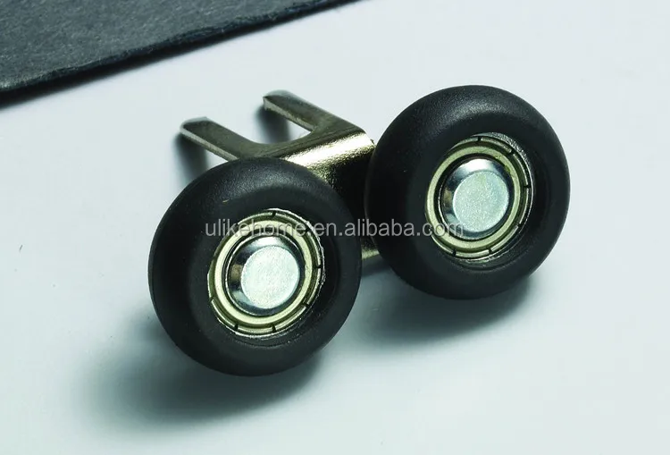 asymmetric top caster wheels bearing Roller sets for wardrobe sliding doors