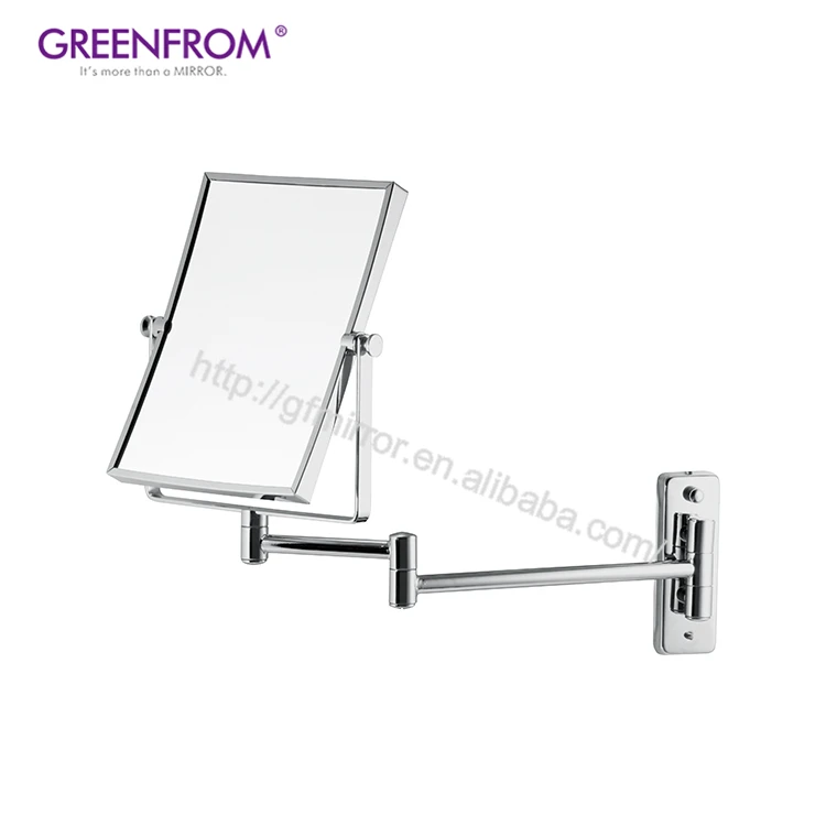 Недорогие настенные зеркала для ванной комнаты с поворотом на 360 градусов макияжа без