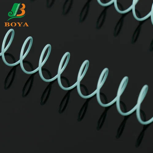 Low Price ! High Quality ! Bookbinding Material Gold Color 7/8' 5:1 Pitch Metal Spiral Coil Wire