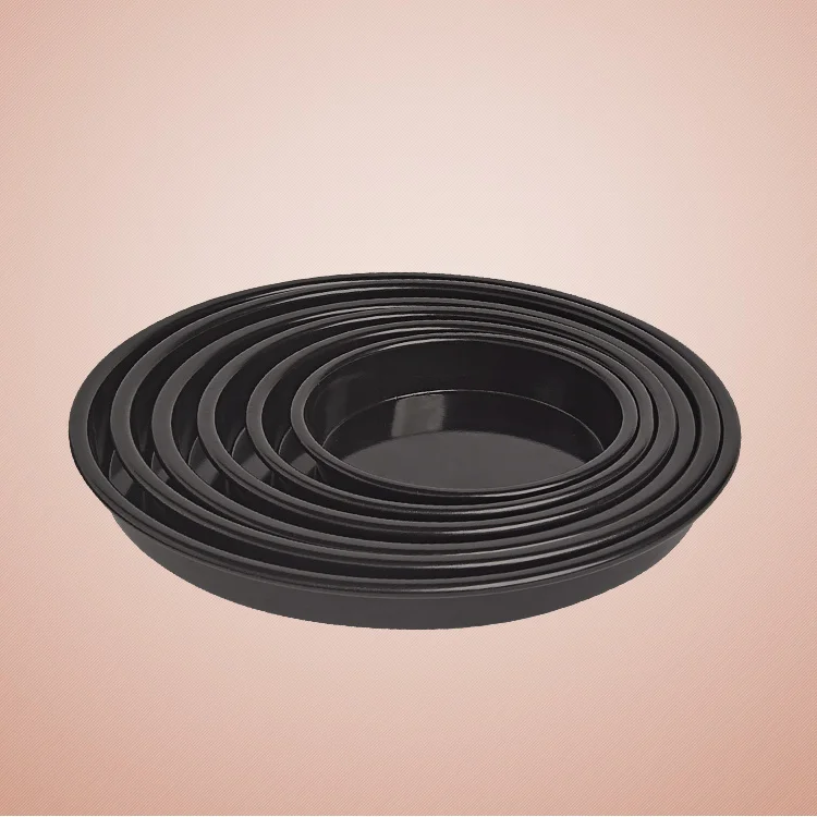 Black Pizza Baking Pan  Thicken  Non Stick Deep  Pie Pancake  Baking Pizza Tray Round  pizza pan