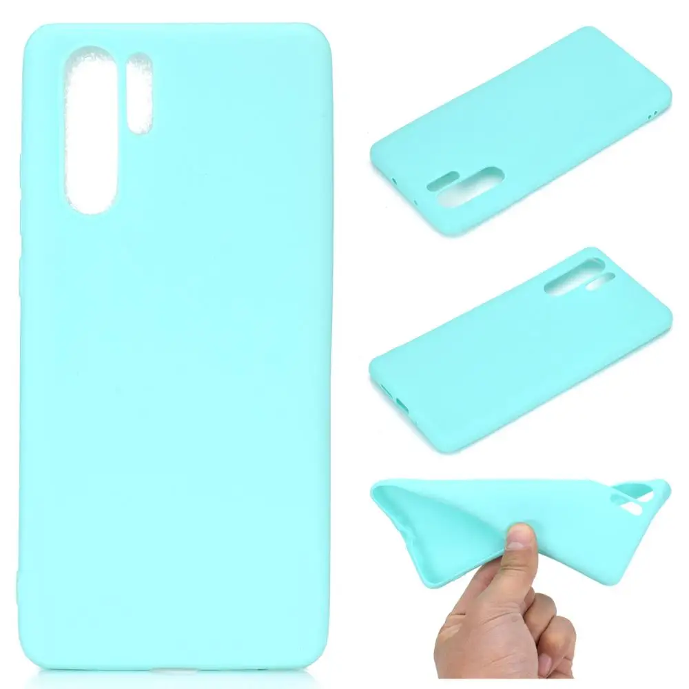 Matte Candy Color Silicone TPU Case For Huawei P Smart Y9 Y6 2019 P20 P30 Pro P10 Mate 20 Lite 7X 8X 8C 9 10 Nova 3i Case