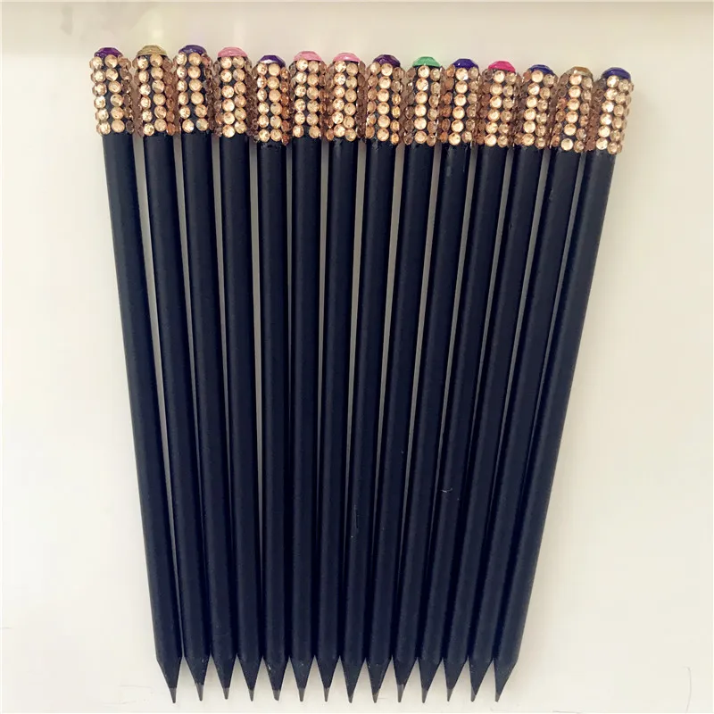 High Quality Surround 48 Pcs Diamond Topper Pencil, Diamond Black Pencil