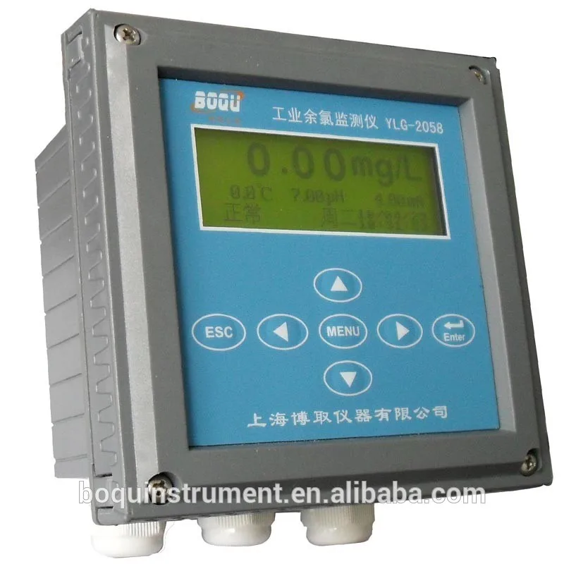 Ylg-2058 на линии питьевой воды хлора контроллер / остаточного хлора / хлора метр