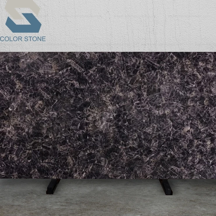 Wholesale price large semiprecious gemstone amethyst stone slabs