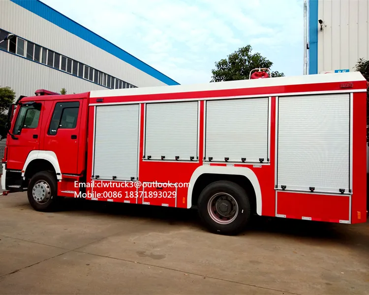 Sinotruk fire truck/airport fire truck/emergency and rescue fire fighting truck