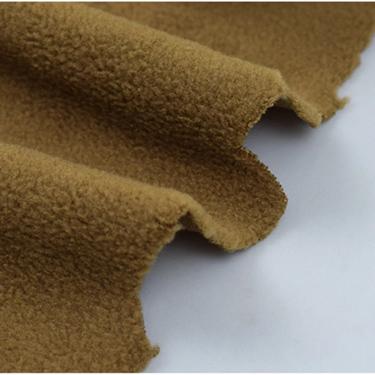
2019 fabric micro polar fleece fabric brushed stock for blankets jacket and fabric clothes 