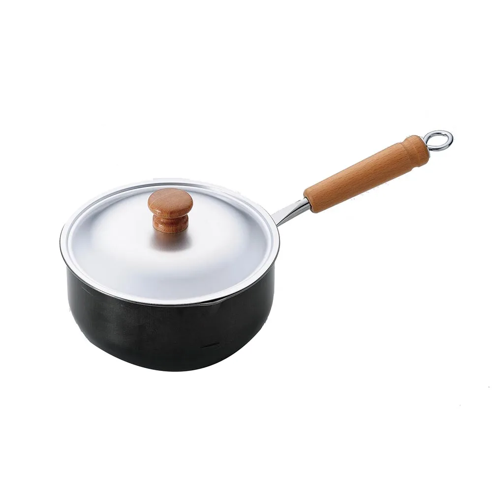 Transparent silicon baking finish cookware set deep mini one-handle fryer made in japan