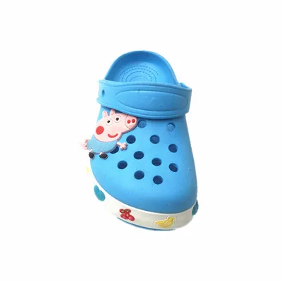 LED light child cartoon eva clogs shoes