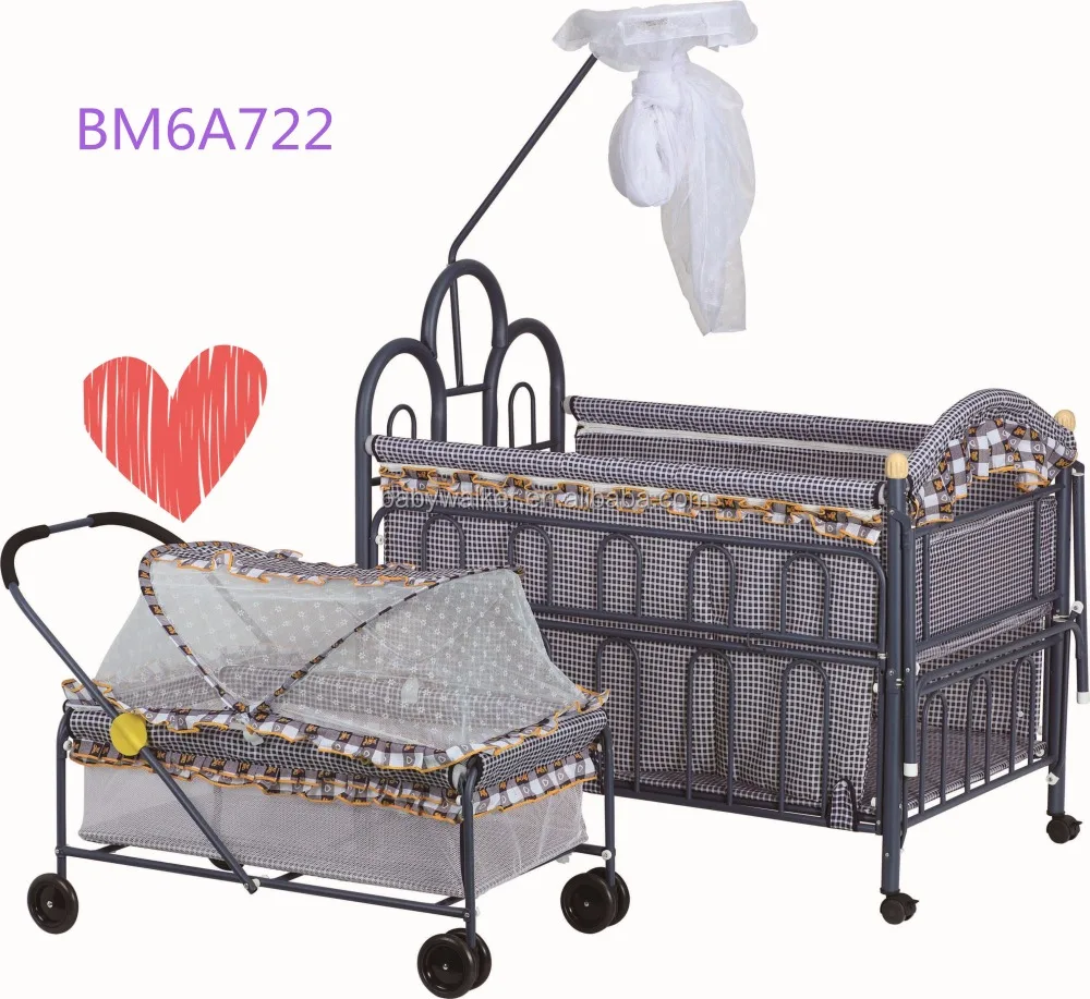 Hot sale baby crib , cot,baby bed BM6A722/6B722
