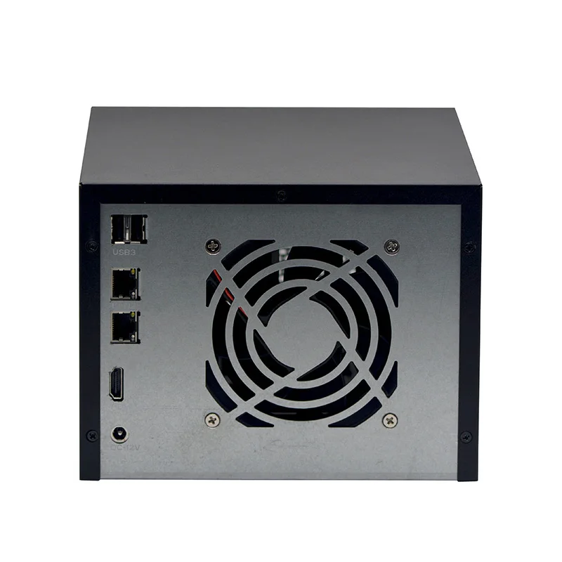 Мини-корпус для процессора Intel J1900 nas 4 отсека USB3.0/USB2.0 SATA/SAS жестких диска сервер хранения настольного компьютера