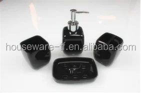 New Design bath accessories 4 pcs bath series 4 pcs bathroom set
