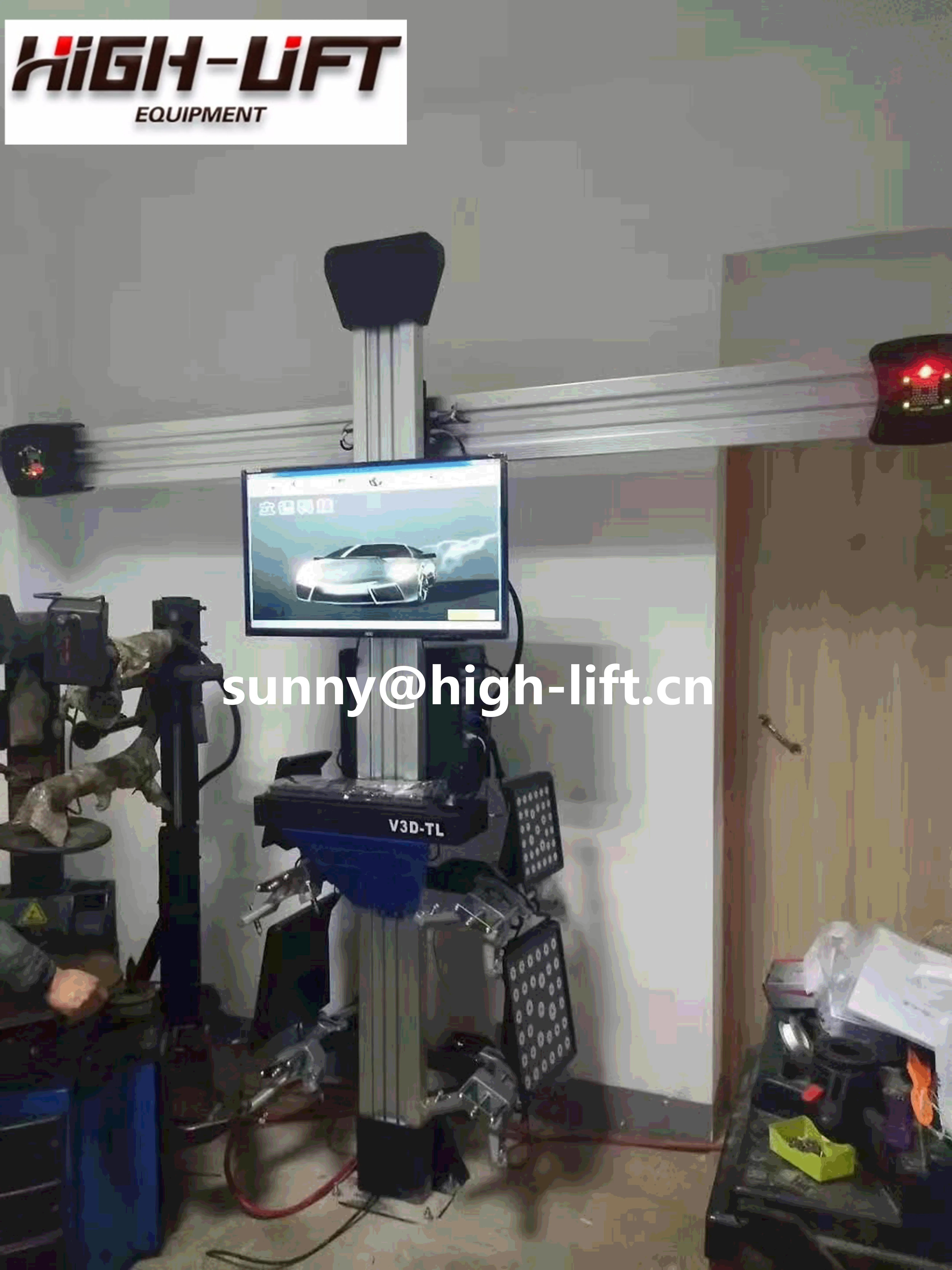 3D Aligner two screen car Alignment Machine Wheel Alignment manufacturer