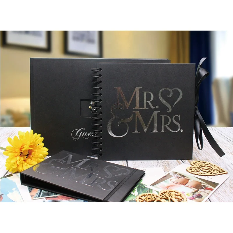 beautiful wedding spiral scrapbook photo album wholesale