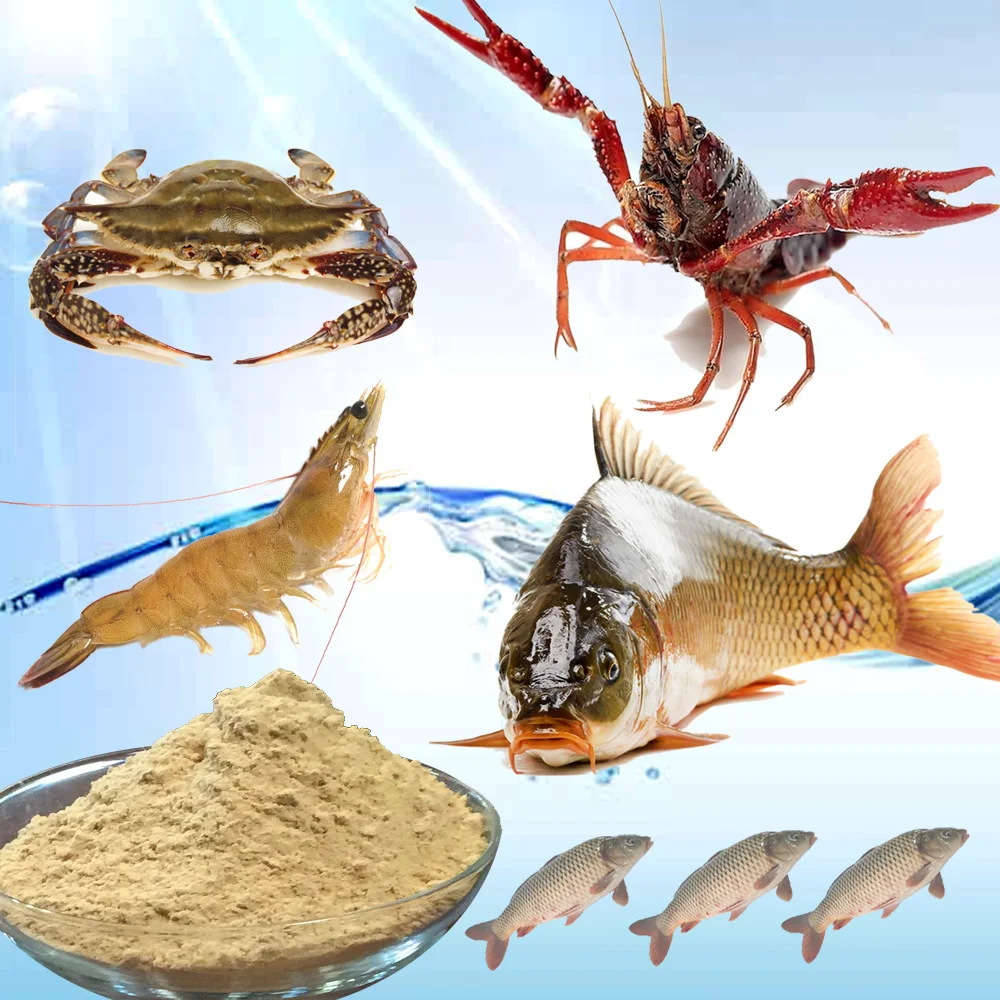 Aquatic animal feed additives, used in fish feed and shrimp feed for nutration