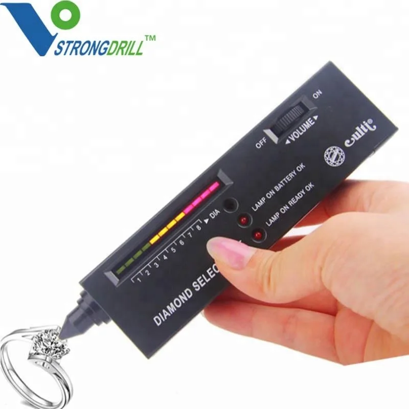 High Accuracy Diamond Tester Professional Jeweler For Novice and Expert - Diamond Selector II 9V Battery Included