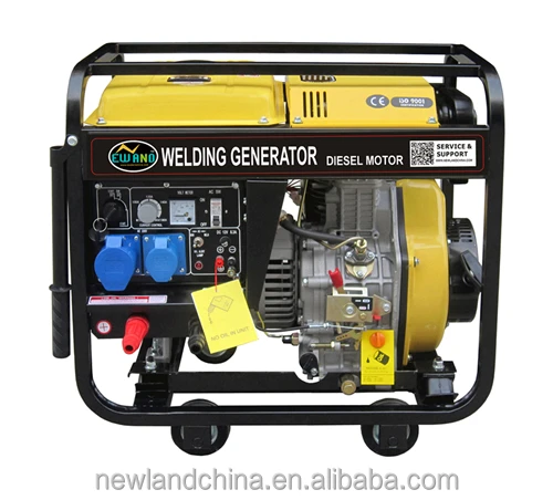 DG6000EW 1.8kVA С Воздушным Охлаждением Сварочный Дизельный Генератор