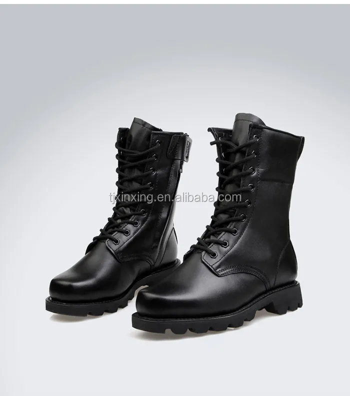 tactical combat outdoor training camp hiking boots with outsole rubber
