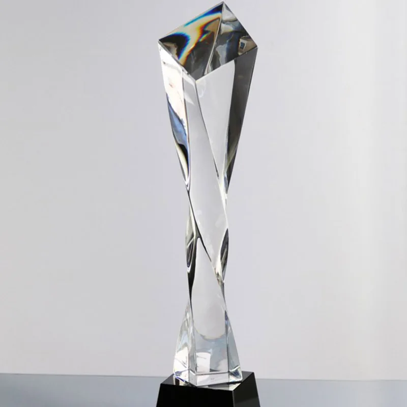 Оптовая продажа 2015, прозрачный хрустальный трофей с бриллиантами для рабочих, новинка, подарки