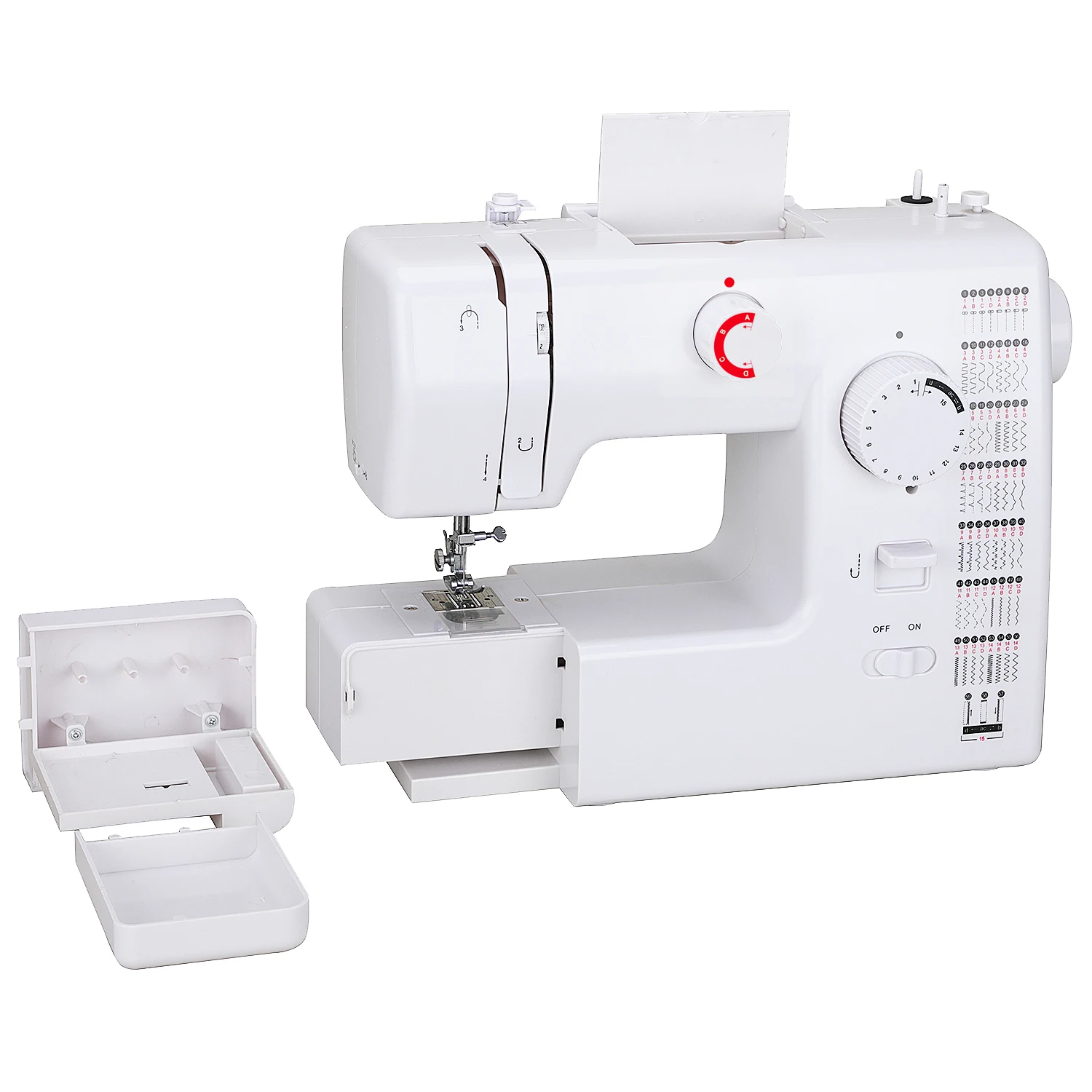 FHSM-705 Feature rich China multifunctional electric sewing machine with buttonhole sewing speed pedal
