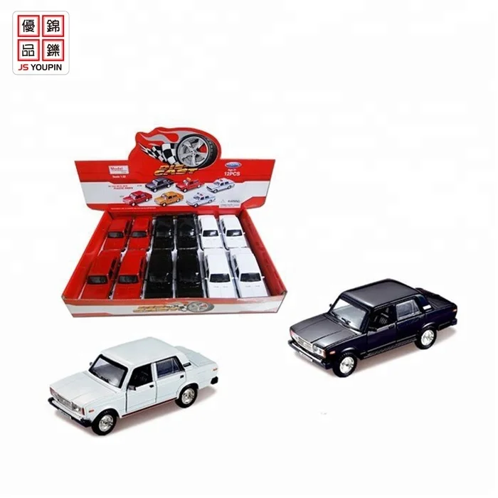 Diecast Model Toy 1:32 Mini Pull Back Open Door Alloy Display Box Plastic Truck ABS Car Plastic Hera 4 Types Set 3 Cartons