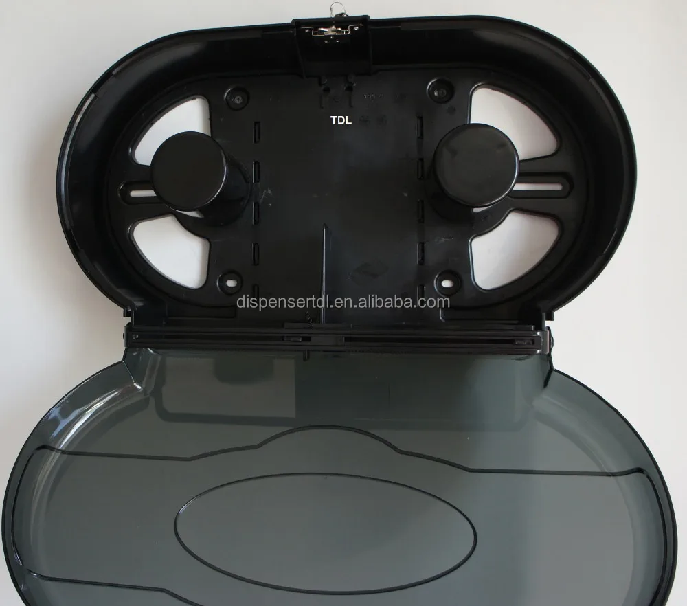 Twin Double Toilet Jumbo Roll Tissue Paper Towel Dispenser