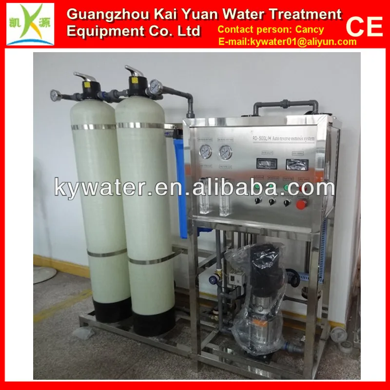 hot sell automatic 500L/h reverse osmosis drinking deionizer laboratory water distiller plant
